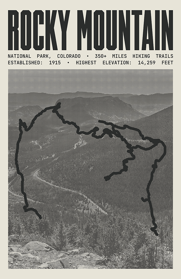Rocky Mountain National Park Poster
