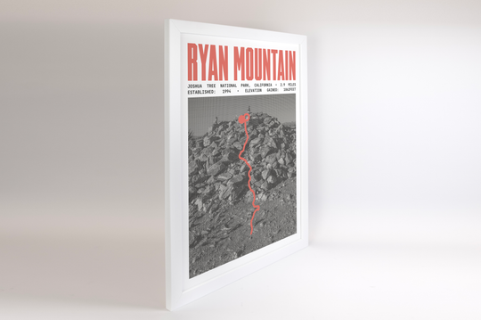 Ryan Mountain Poster | Joshua Tree National Park Prints