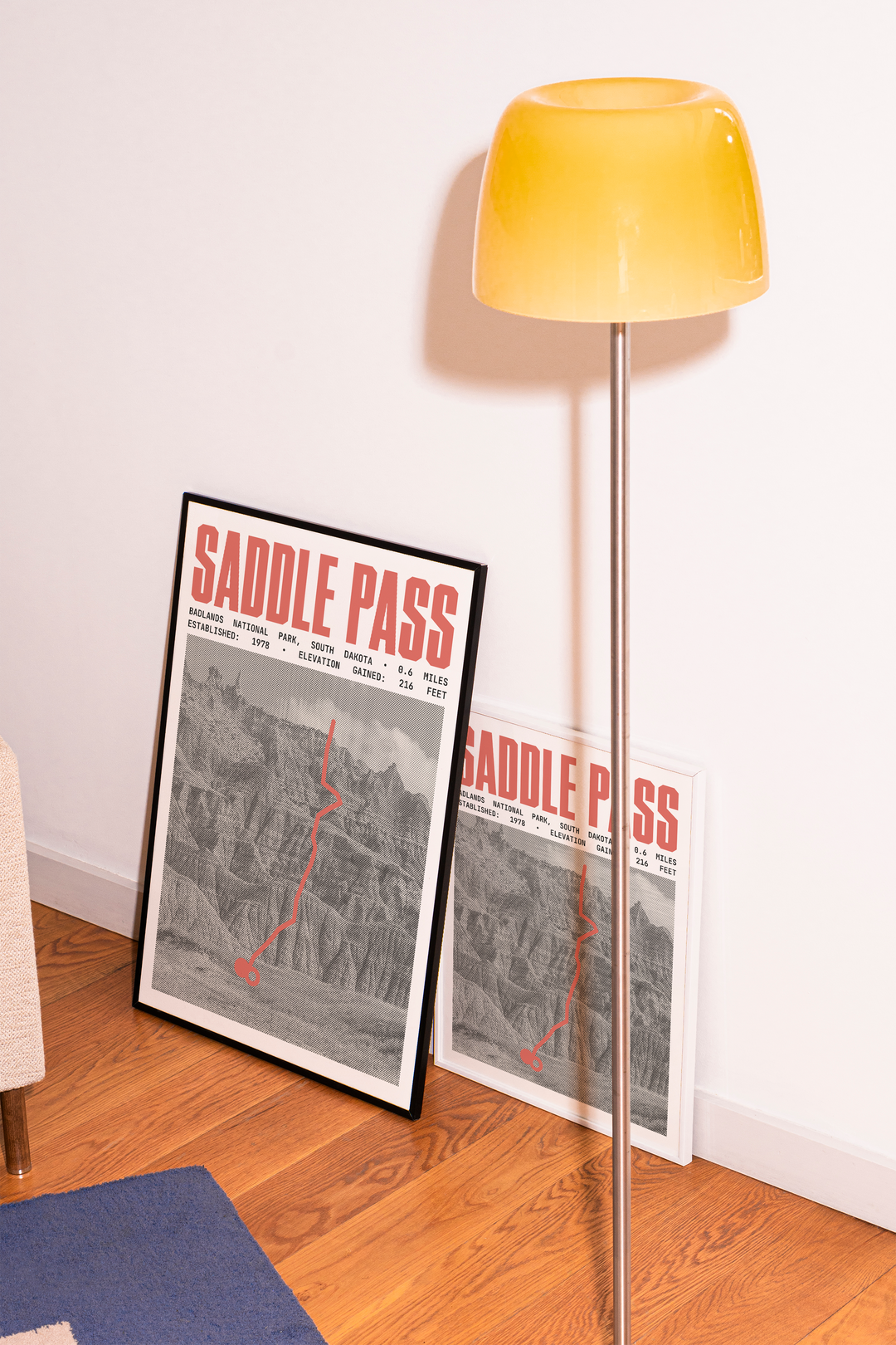 Saddle Pass Trail Poster | Badlands National Park Prints