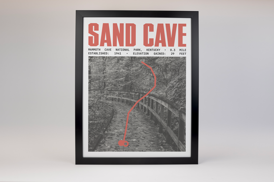 Sand Cave Trail Poster | Mammoth Cave National Park Prints
