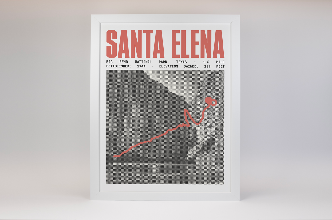 Santa Elena Canyon Trail Poster | Big Bend National Park Prints
