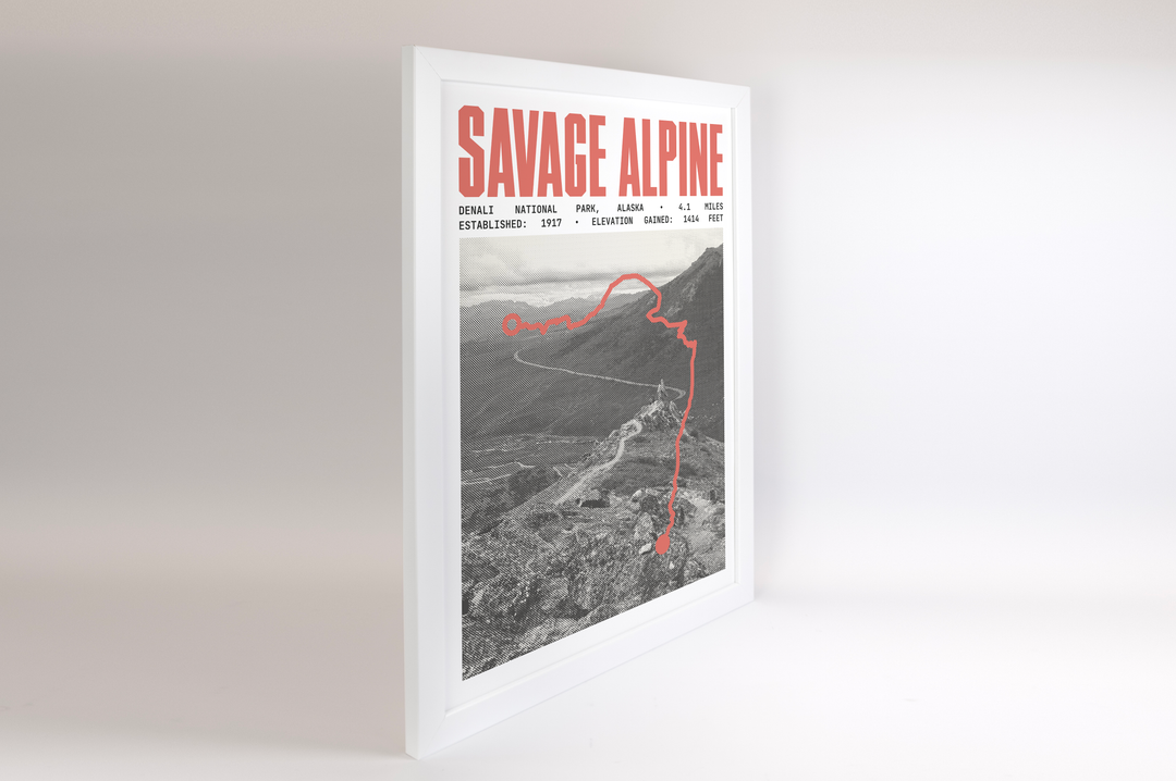 Savage Alpine Trail Poster | Denali National Park Prints