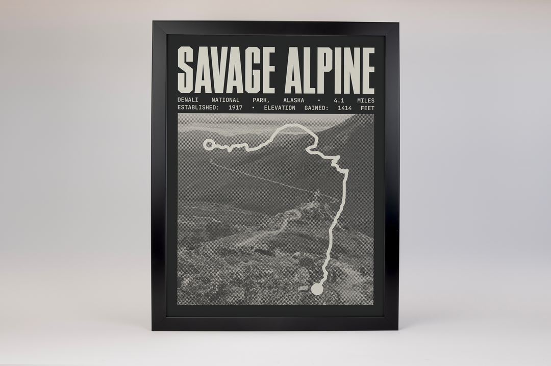 Savage Alpine Trail Poster | Denali National Park Prints