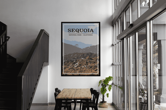 Sequoia National Park Print | Vintage Style