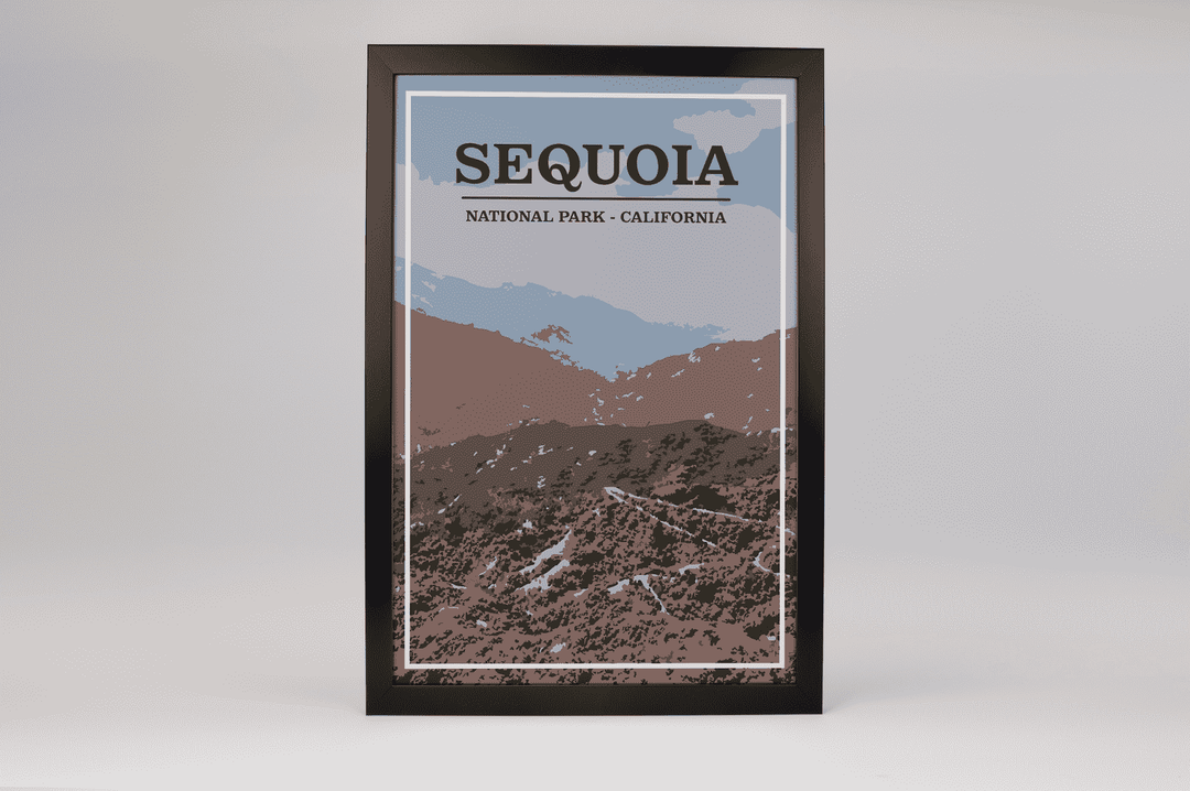 Sequoia National Park Print | Vintage Style