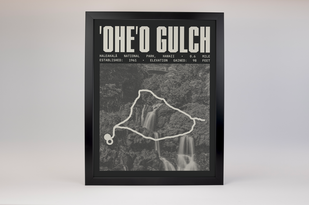 Seven Sacred Pools Trail ('Ohe'o Gulch) Poster | Haleakalā National Park Prints