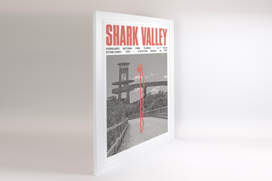 Shark Valley Tram Trail Poster | Everglades National Park Prints