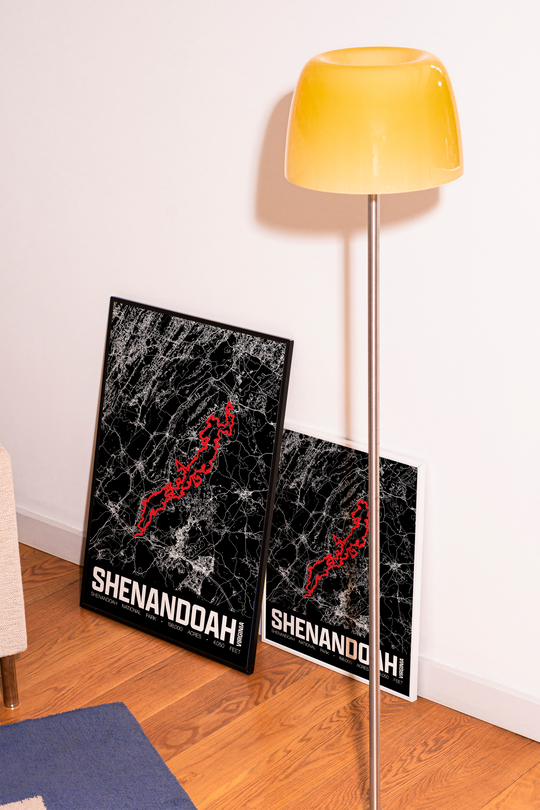 Shenandoah National Park – Perimeter Map Print