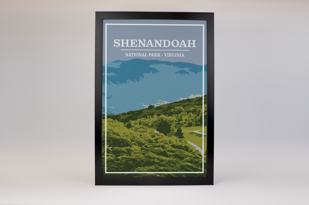 Shenandoah National Park Print | Vintage Style