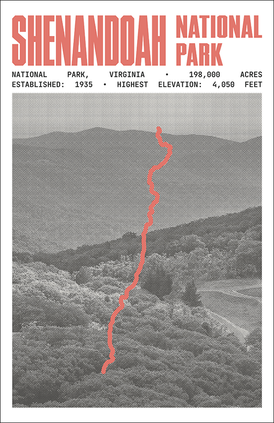 Shenandoah National Park Poster