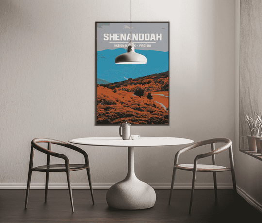 Shenandoah National Park Print | Vintage Style