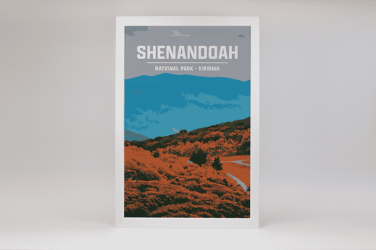 Shenandoah National Park Print | Vintage Style