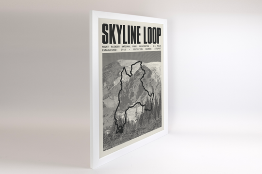 Skyline Loop Poster | Mount Rainier National Park Prints