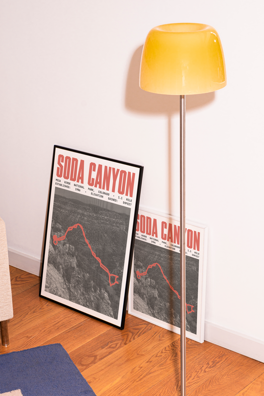 Soda Canyon Overlook Trail Poster | Mesa Verde National Park Prints