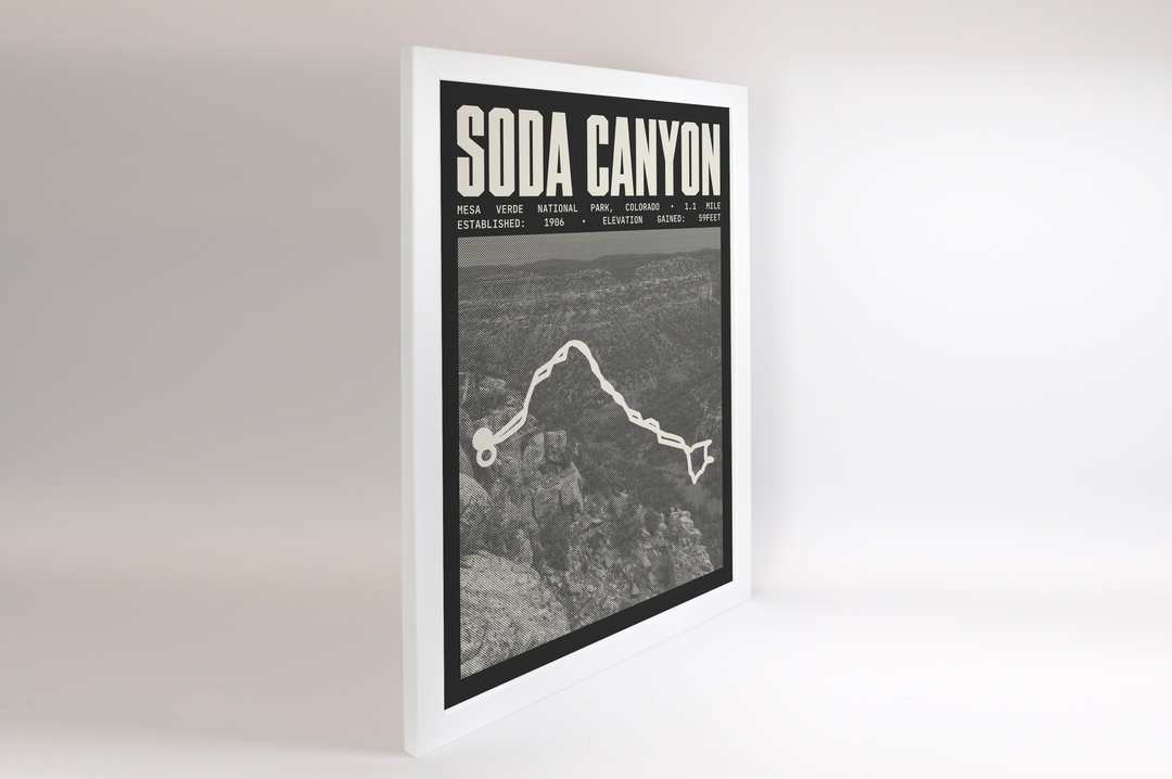 Soda Canyon Overlook Trail Poster | Mesa Verde National Park Prints