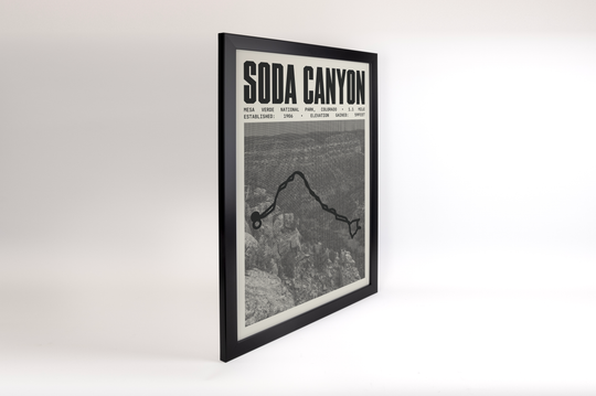 Soda Canyon Overlook Trail Poster | Mesa Verde National Park Prints