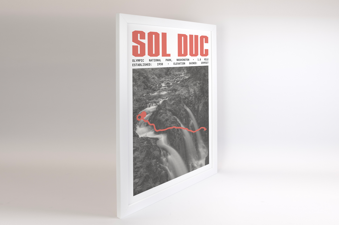 Sol Duc Falls Trail Poster | Olympic National Park Prints