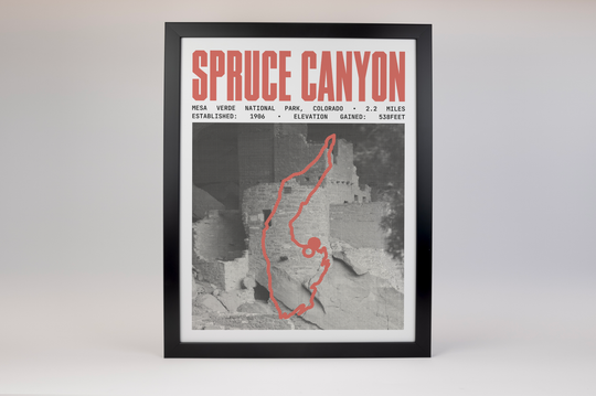 Spruce Canyon Trail Poster | Mesa Verde National Park Prints