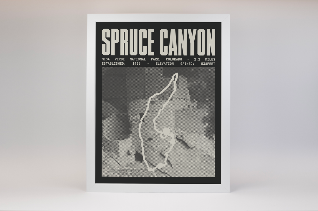 Spruce Canyon Trail Poster | Mesa Verde National Park Prints