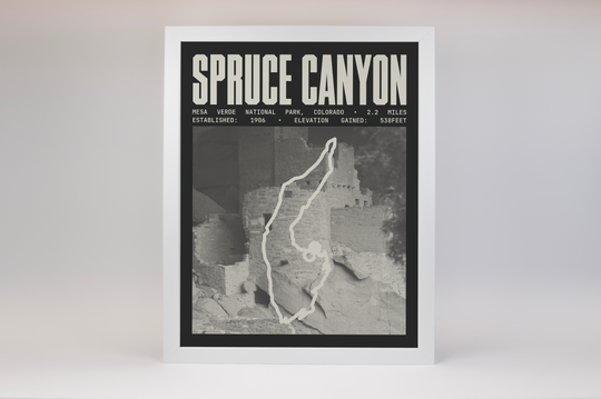 Spruce Canyon Trail Poster | Mesa Verde National Park Prints