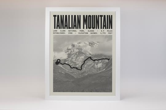 Tanalian Mountain Poster | Lake Clark National Park Prints