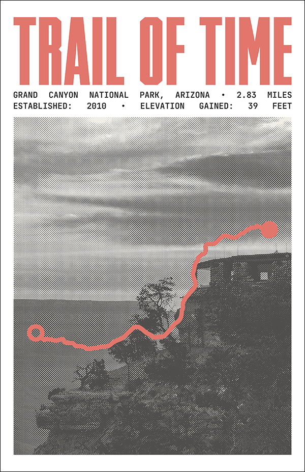 The Trail of Time Poster | Grand Canyon National Park Prints