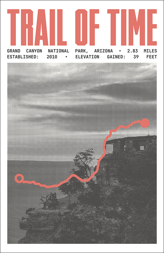 The Trail of Time Poster | Grand Canyon National Park Prints