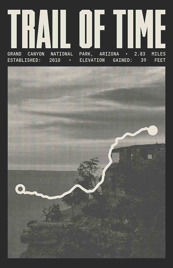 The Trail of Time Poster | Grand Canyon National Park Prints