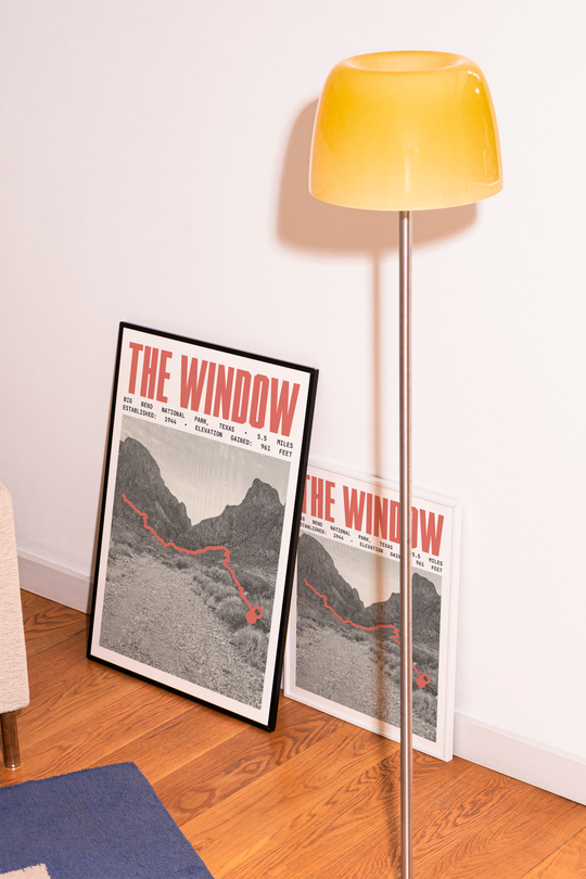 The Window Trail Poster | Big Bend National Park Prints