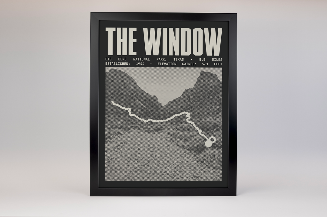 The Window Trail Poster | Big Bend National Park Prints