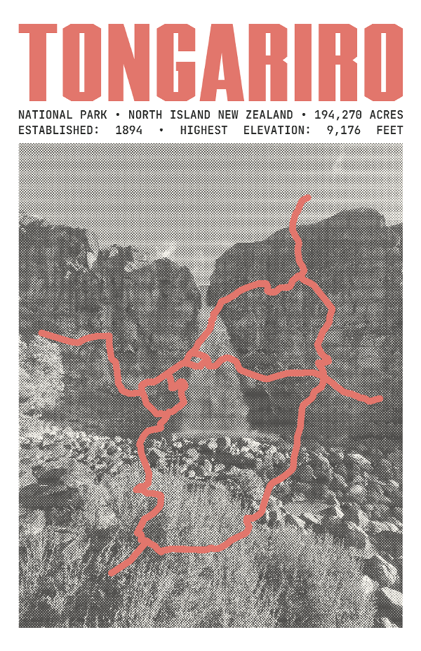 Tongariro National Park Poster