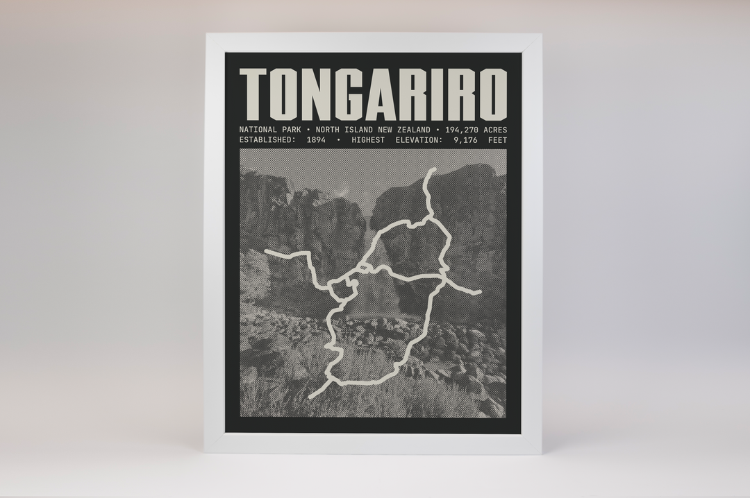 Tongariro National Park Poster