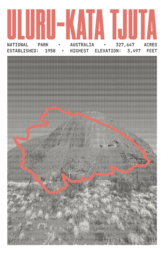 Uluru-Kata Tjuta National Park Poster