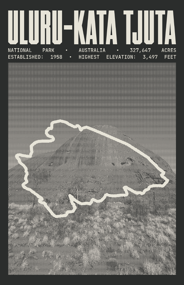 Uluru-Kata Tjuta National Park Poster
