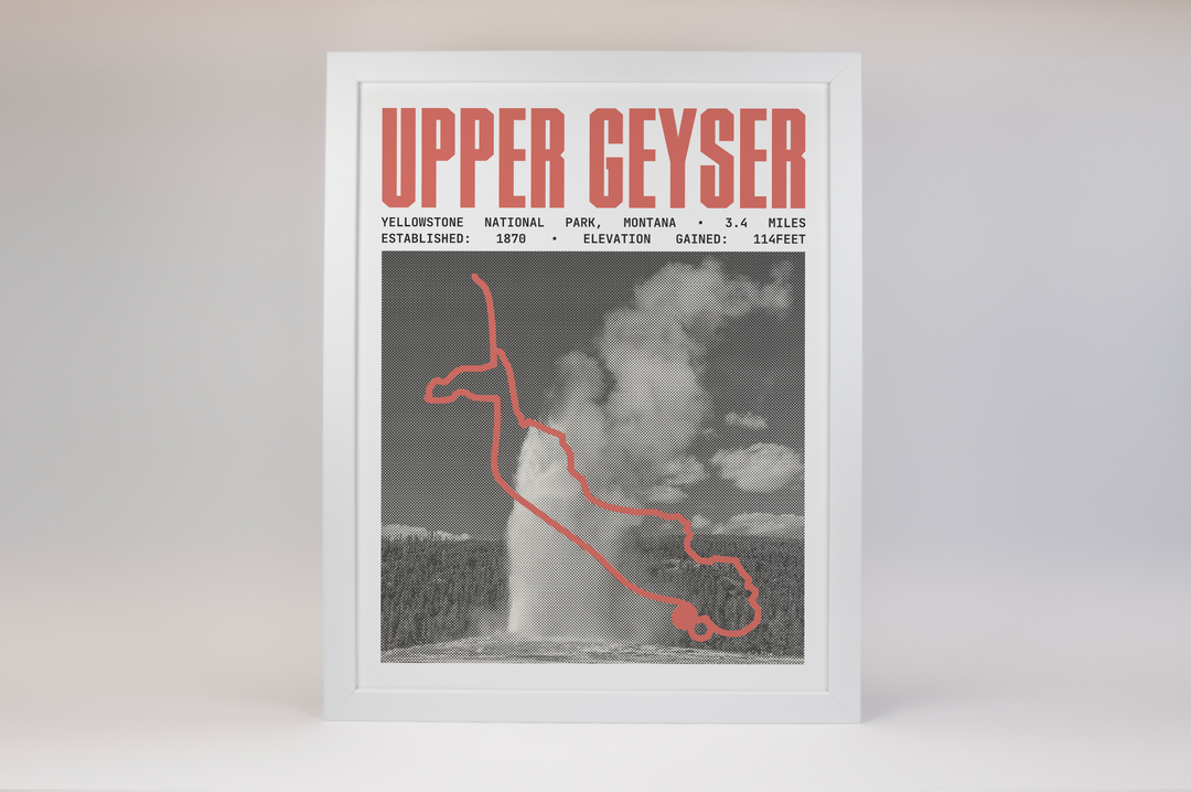 Upper Geyser Basin Poster | Yellowstone National Park Prints