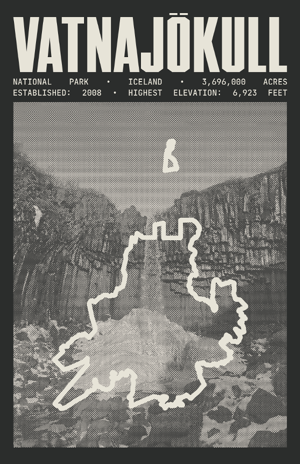 Vatnajökull National Park Poster