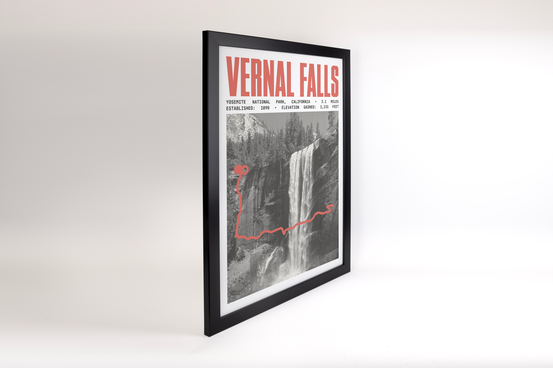 Vernal Falls Poster | Yosemite National Park Prints