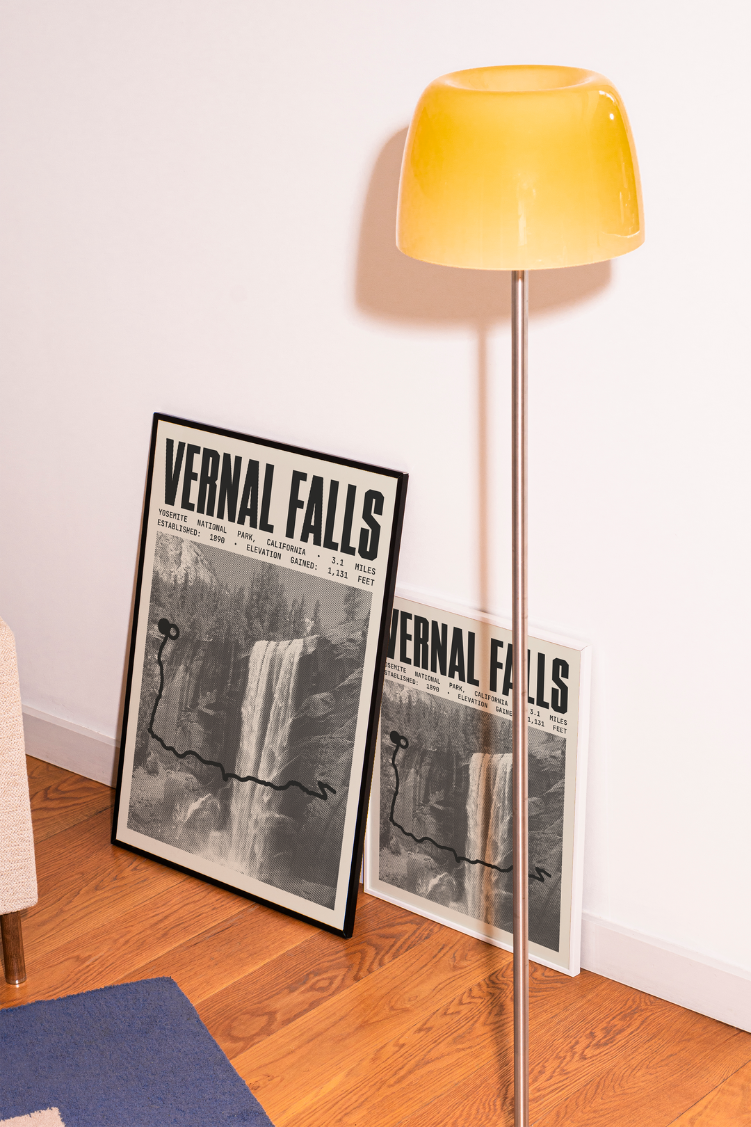 Vernal Falls Poster | Yosemite National Park Prints