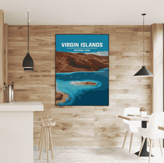 Virgin Islands National Park Print | Vintage Style
