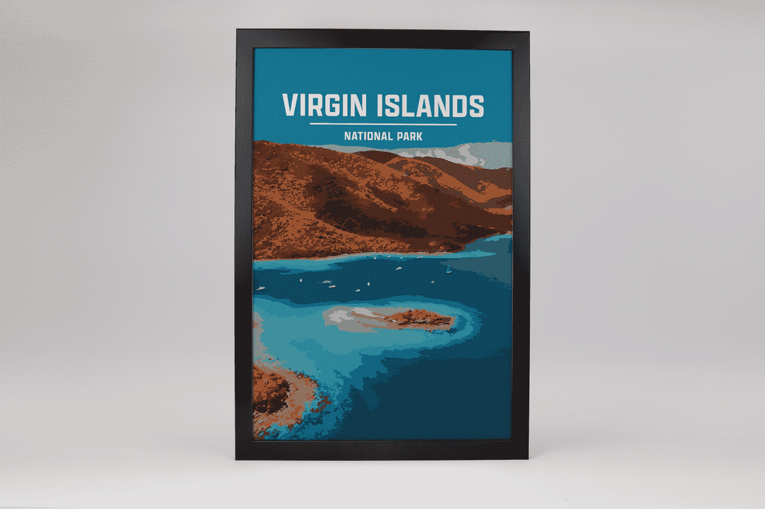 Virgin Islands National Park Print | Vintage Style