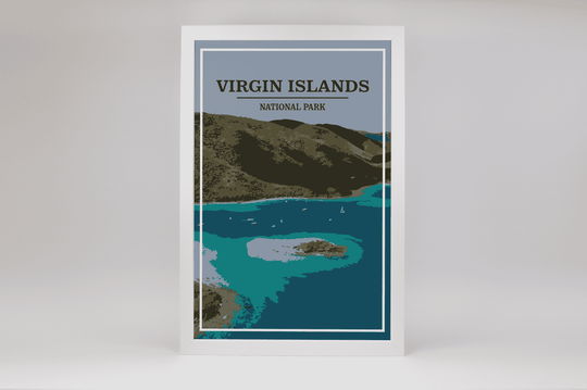 Virgin Islands National Park Print | Vintage Style