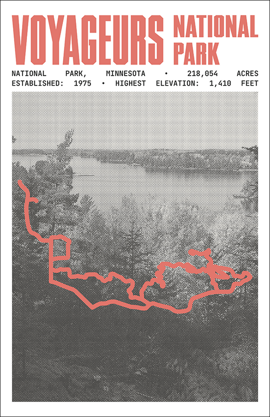 Voyageurs National Park Poster