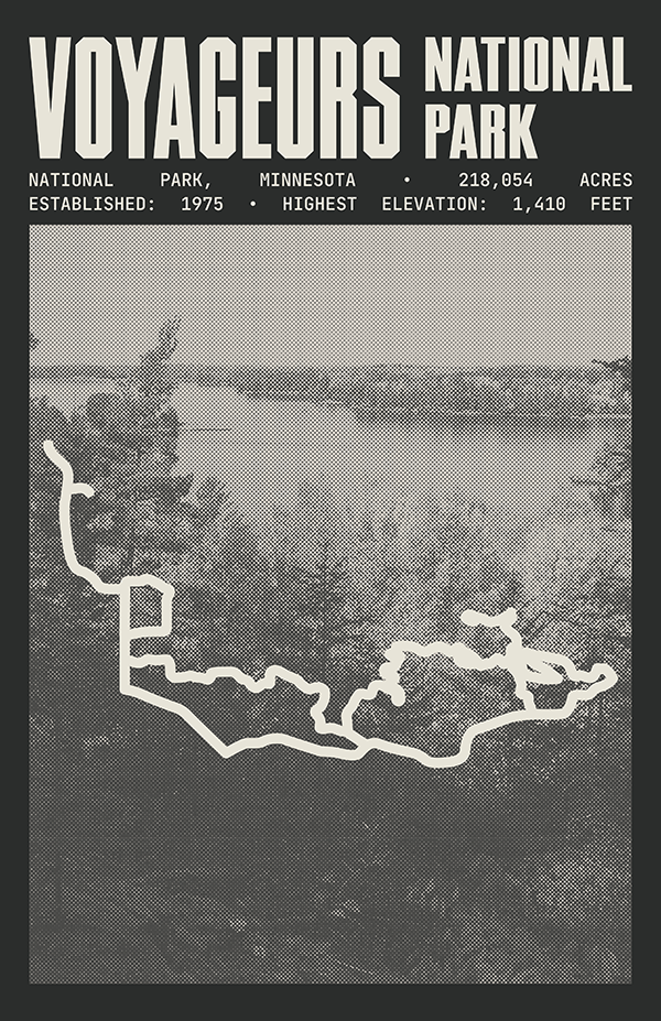 Voyageurs National Park Poster