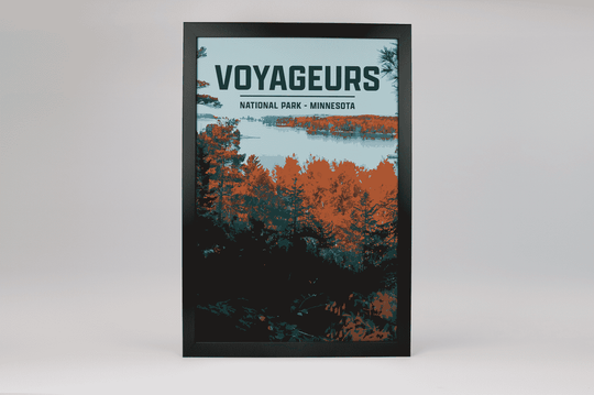 Voyageurs National Park Print | Vintage Style