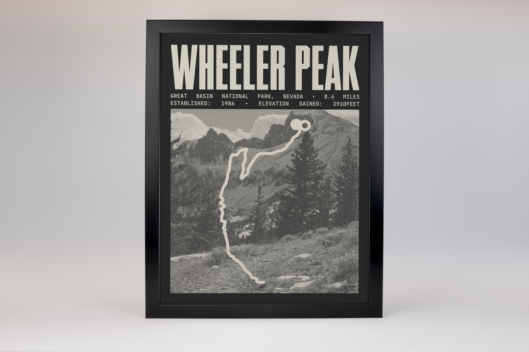 Wheeler Peak Trail Poster | Great Basin National Prints
