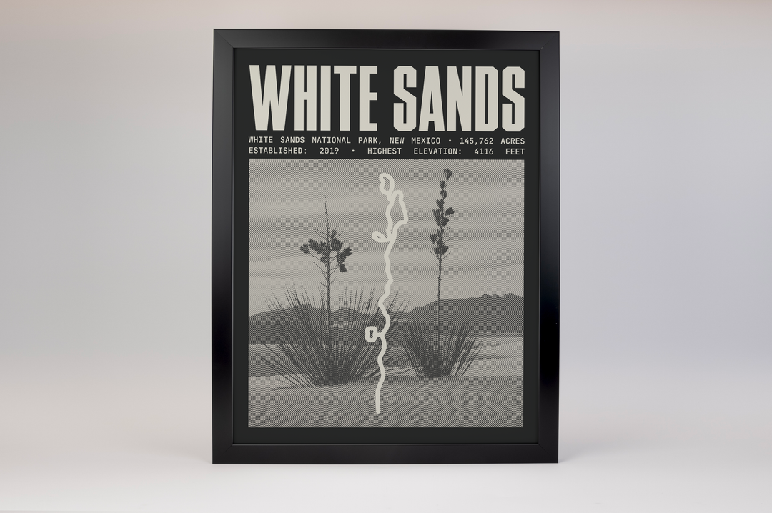 White Sands National Park Poster