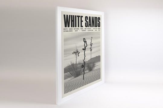 White Sands National Park Poster