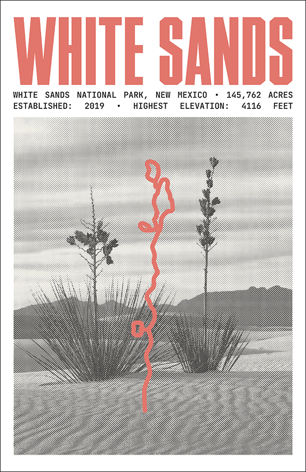 White Sands National Park Poster