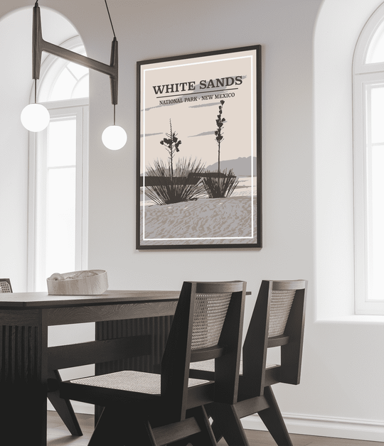 White Sands National Park Print | Vintage Style
