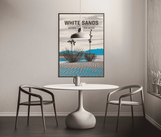 White Sands National Park Print | Vintage Style